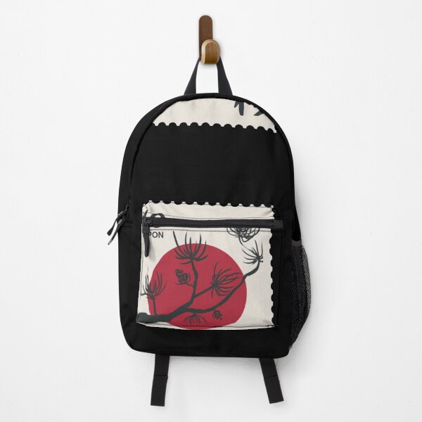 Item preview, Red Japanese sun inspired flag stamp designed and sold by RRdesigned.