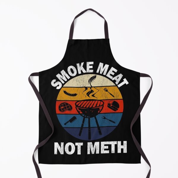 Item preview, Smoke Meat NOT Meth Funny Summer Grilling Tee designed and sold by LeGND.