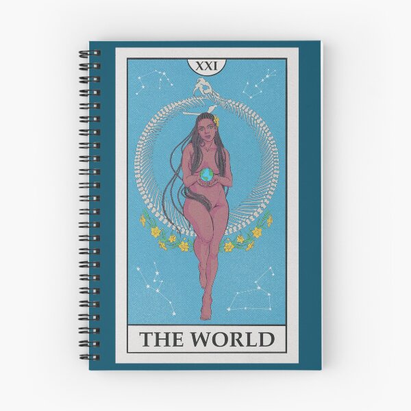 Item preview, The World Tarot Card (Color) designed and sold by Madleiand.