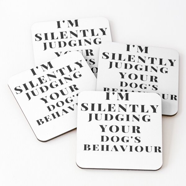 Item preview, Funny Dog Trainer I'm Silently Judging Your Dog's Behaviour T-Shirt designed and sold by aramida.