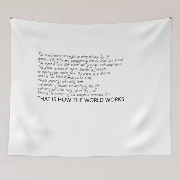 Item preview, How the World Works Bo Burnham Inside designed and sold by haychis.