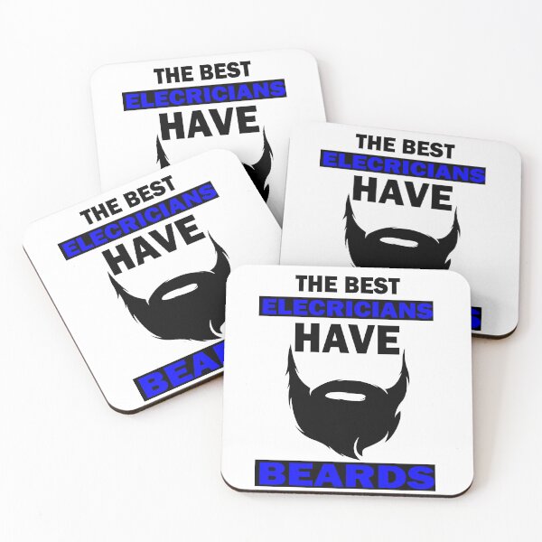 Item preview, The Best Electricians Have Beards Gift designed and sold by alfa-rouk.