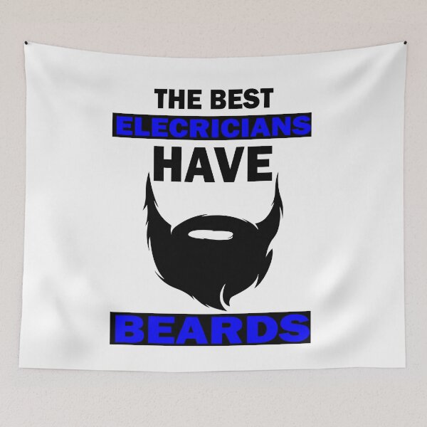 Item preview, The Best Electricians Have Beards Gift designed and sold by alfa-rouk.