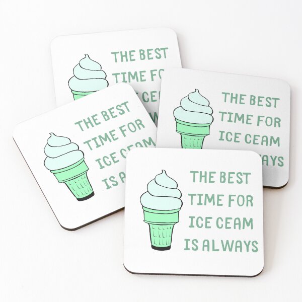 Item preview, The best time for ice cream is always- funny  designed and sold by Takemeforaride.