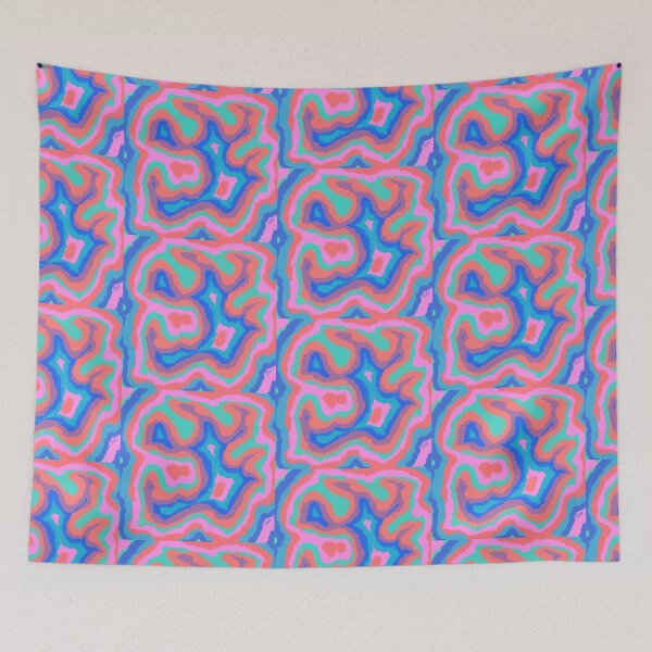 Item preview, Psychedelic 1 x1 square designed and sold by MentaLee.