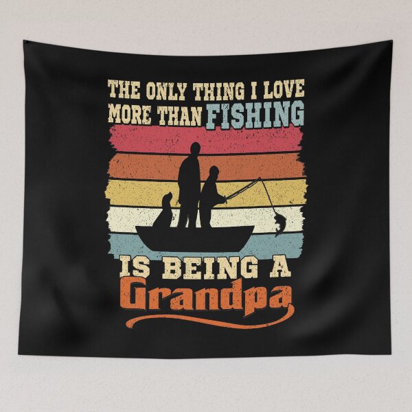 Item preview, The Only Thing I Love More Than Fishing Is Being a Grandpa, Vintage designed and sold by SaliDesigner.
