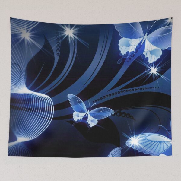 Item preview, Glowing sapphire butterflies  designed and sold by NexusArts.