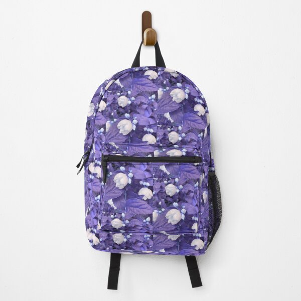 Item preview, Purple white flowers and leaves, edited photograph designed and sold by Pelikancrazy.