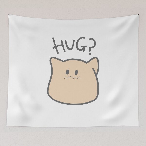 Item preview,  beige cute hug monster designed and sold by Faq-Qaf.