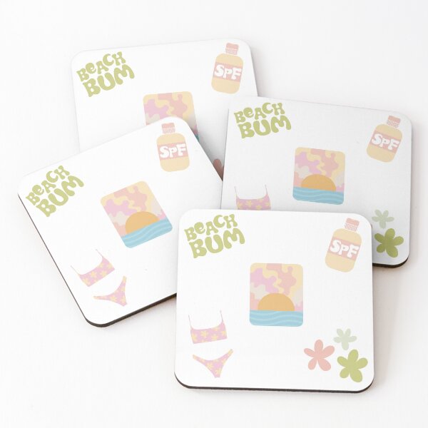 Item preview, beachy sticker pack designed and sold by keeganemma.
