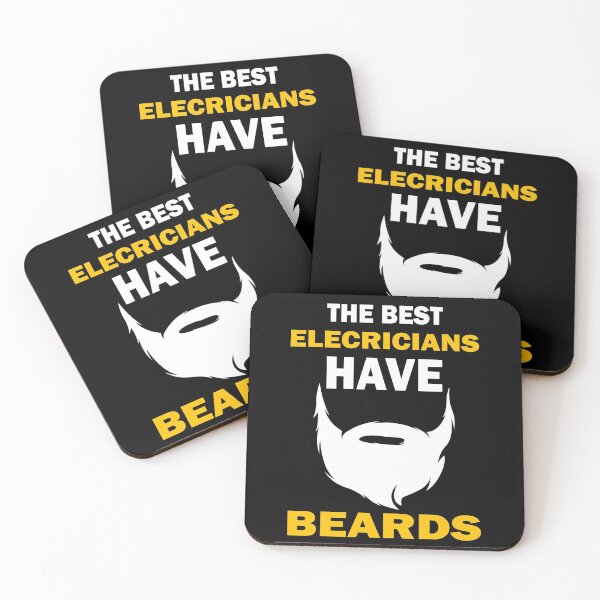 Item preview, The Best Electricians Have Beards Gift designed and sold by alfa-rouk.