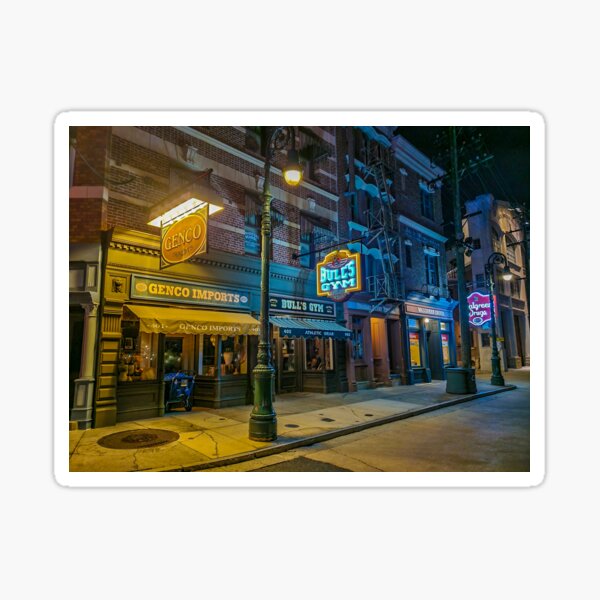 Colorful Neon Steet Sticker
