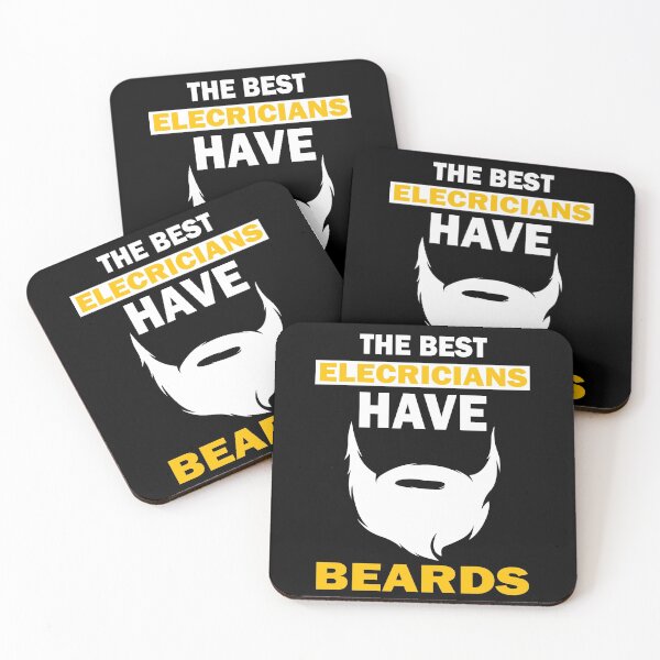 Item preview, The Best Electricians Have Beards Gift designed and sold by alfa-rouk.