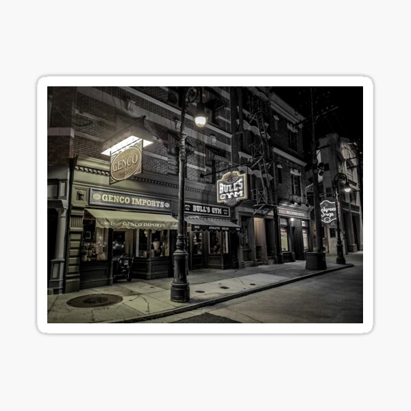 Muted Neon Street Sticker