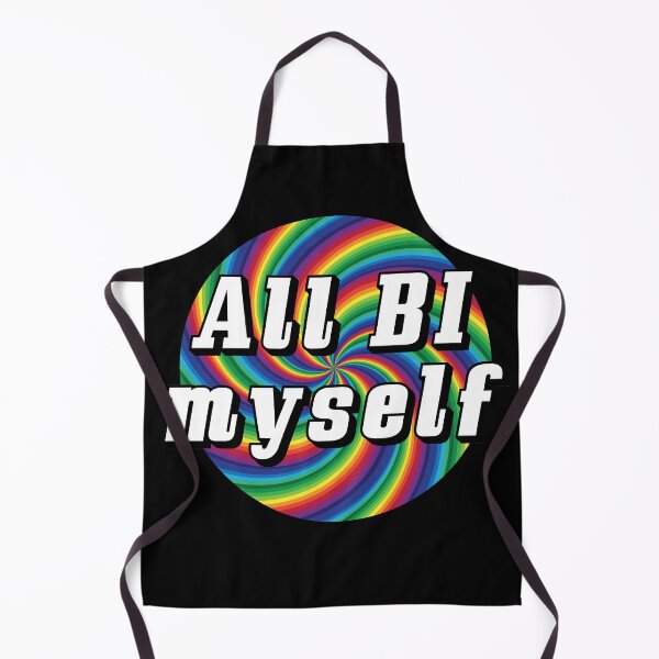 Item preview, All bi Myself LGBT Rainbow Motiv and Bi Pride Flag Bisexual designed and sold by Rzelemenz.