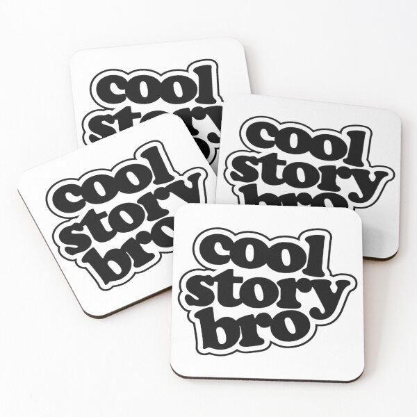 Item preview, Cool Story Bro in White designed and sold by Golden-place.