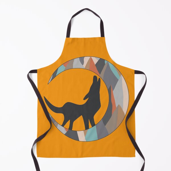 Item preview, howling wolf moon mountain design designed and sold by liny-art.