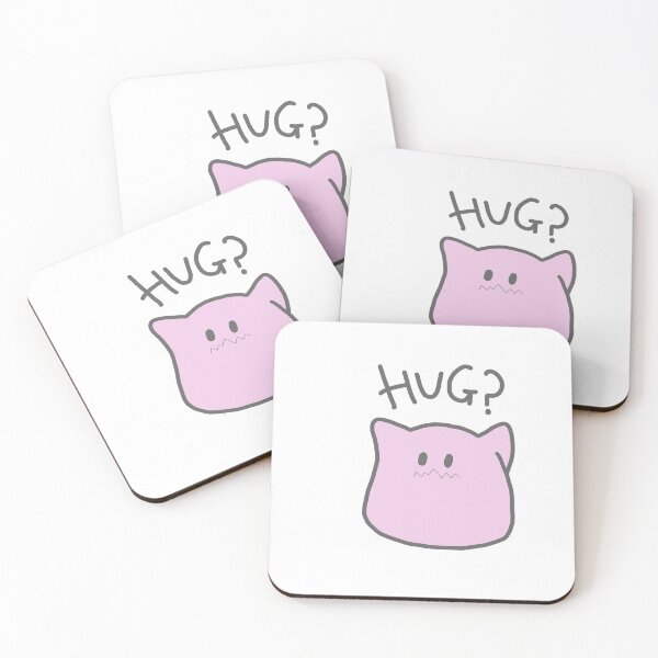 Item preview,  pink cute hug monster designed and sold by Faq-Qaf.