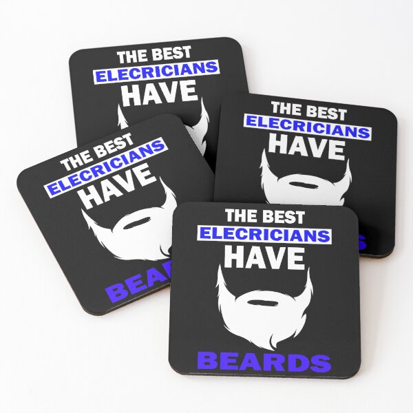 Item preview, The Best Electricians Have Beards Gift designed and sold by alfa-rouk.