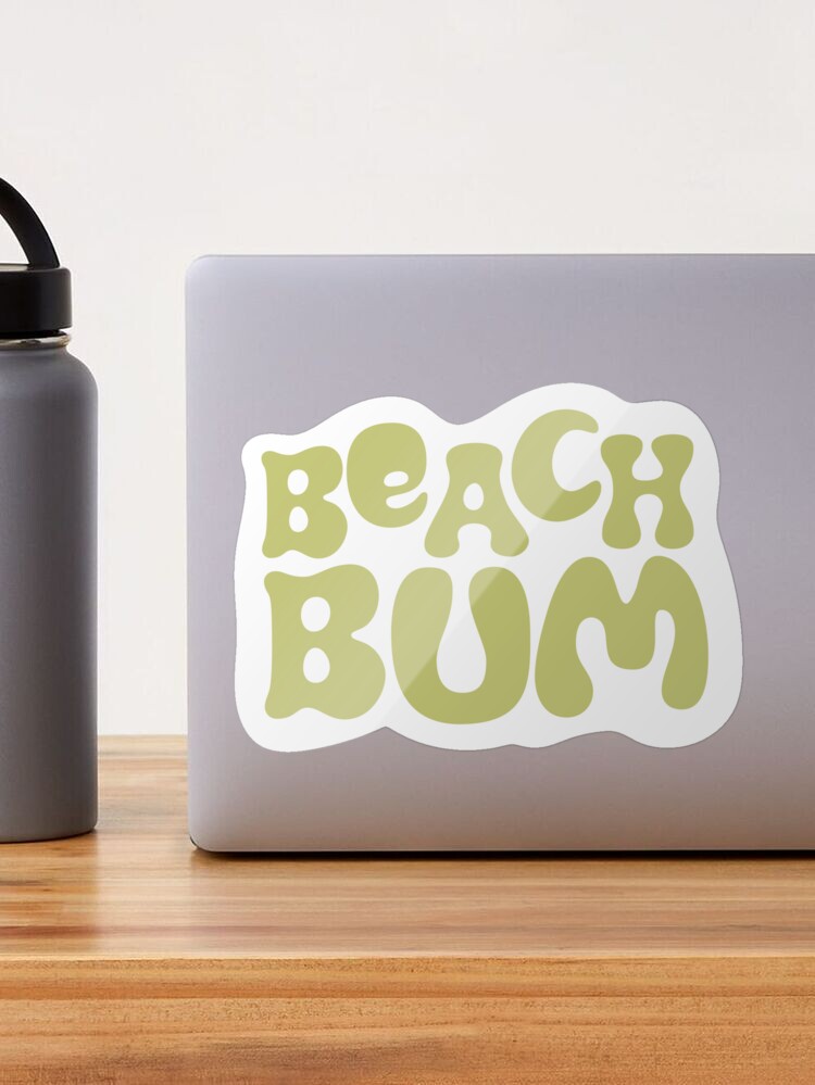 Beach Bum  Sticker – Roaming Heart