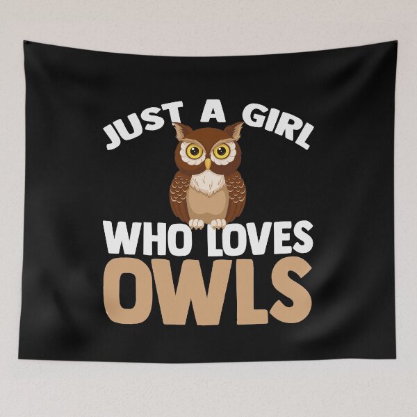Item preview, Fancy Owl Just A Girl Who Loves Owls designed and sold by NerdCulture.