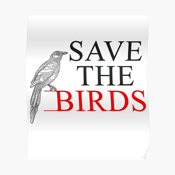 Save Birds Posters for Sale | Redbubble Save Birds Posters for Sale | Redbubble