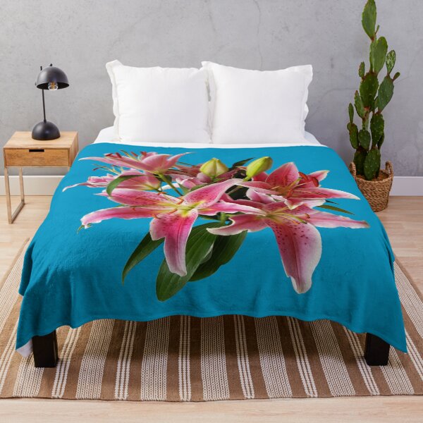 Item preview, Pink Lily Flowers designed and sold by ellenhenry.