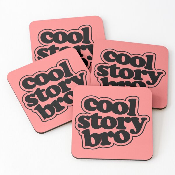 Item preview, Cool Story Bro in Soft Pink designed and sold by Golden-place.