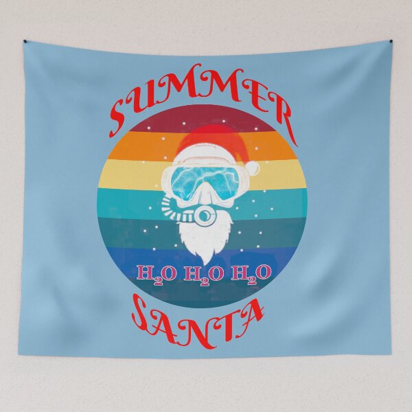 Item preview, Summer Santa Scuba Diver designed and sold by KeysTreasures.