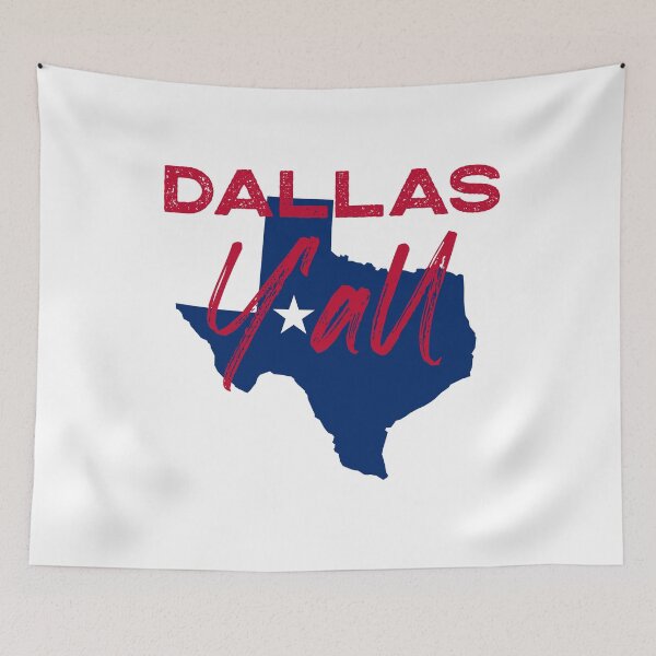 Item preview, Dallas Y'all Dallas Texas TX State Map and Flag designed and sold by palmettodigital.
