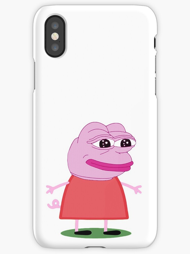 Pepe Pig iPhone Cases Skins by andreahp Redbubble