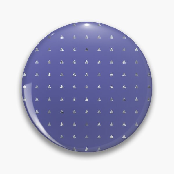 Item preview, Printed image of silver sequins - pyramid shapes on violet background designed and sold by JaReVa.