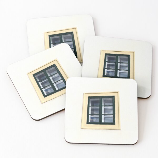 Item preview, Small window on a white facade - closeup designed and sold by Michaelerch.