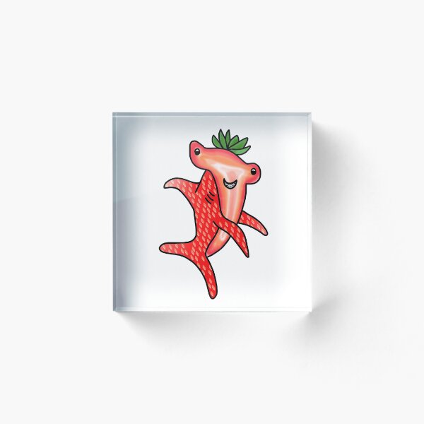 Item preview, Strawberry hammerhead shark designed and sold by Jodie McCrystal.