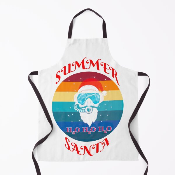 Item preview, Summer Santa Scuba Diver White Background designed and sold by KeysTreasures.