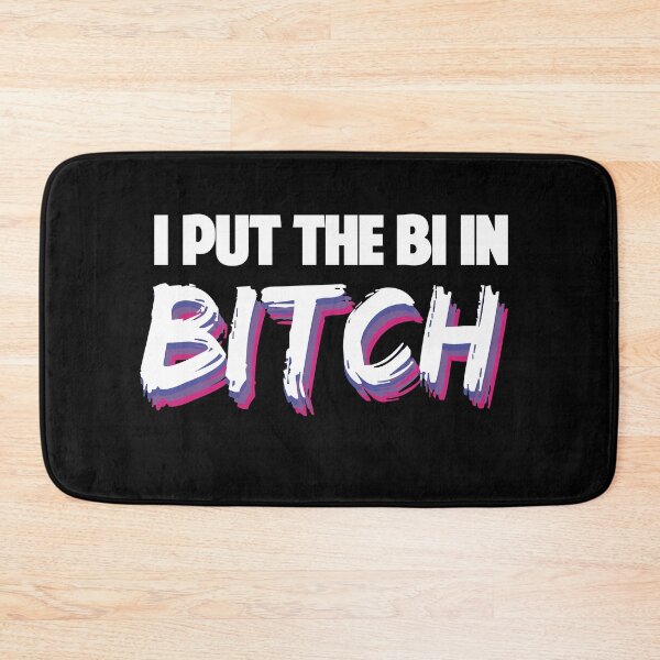 Item preview, I Put the BI in Bitch LGBT Rainbow Bi Pride Flag Bisexual  designed and sold by Rzelemenz.