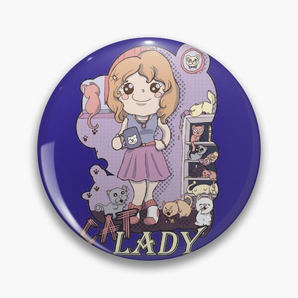 Item preview, Cat Lady (Blue) designed and sold by Sutilmente.