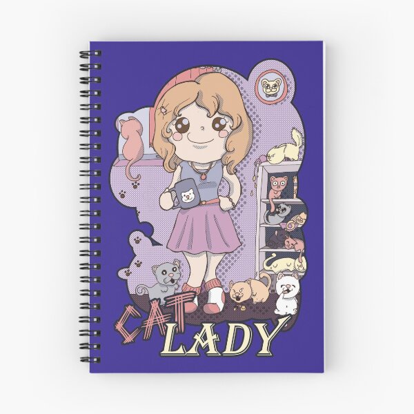 Item preview, Cat Lady (Blue) designed and sold by Sutilmente.