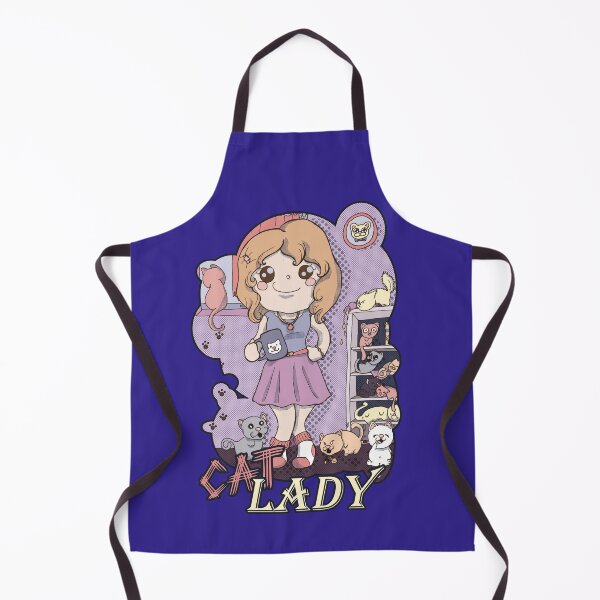 Item preview, Cat Lady (Blue) designed and sold by Sutilmente.