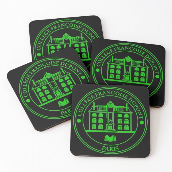 Item preview, Collège Françoise Dupont - Black/Black/Green designed and sold by CGBCreative.