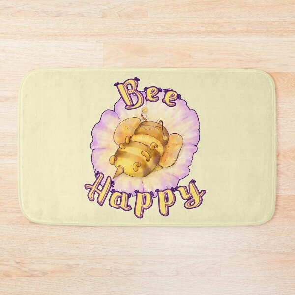 Item preview, Bee Happy (Yellow) designed and sold by Sutilmente.