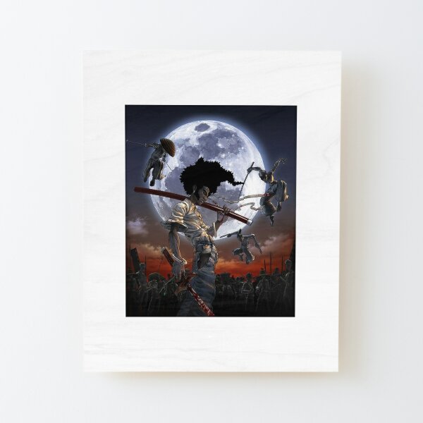 Anime Afro Samurai' Poster, picture, metal print, paint by Syafia Studio