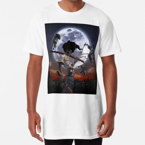 T-shirt Vestuário Afro Samurai Spreadshirt, afro samurai, estados