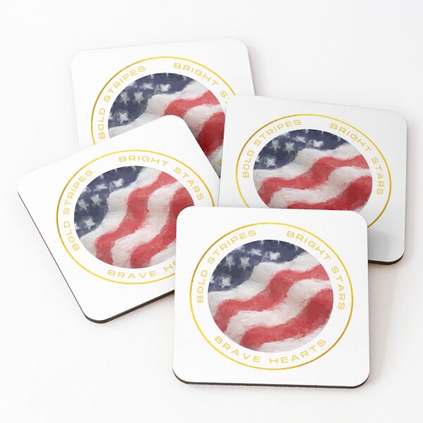 Item preview, Bold Stripes, Bright Stars, Brave Hearts designed and sold by artistoutfitter.