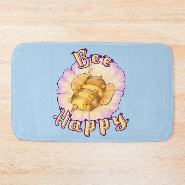 Item preview, Bee Happy (Blue) designed and sold by Sutilmente.