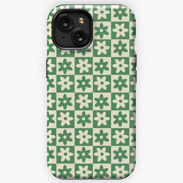 Checkered (Tan & White Pattern) iPhone Wallet Case by LXLBX8