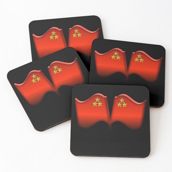 Item preview, New Red Flag With Yellow Star Design designed and sold by Zareen Sayyed.
