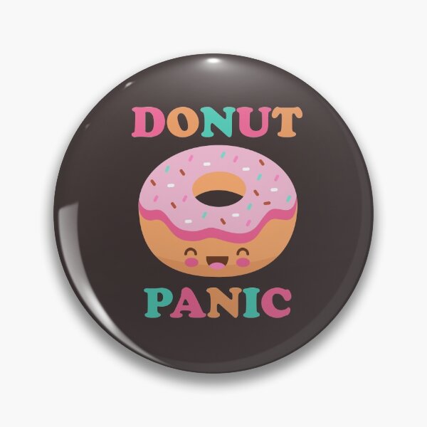 Item preview, Donut Panic Funny Donuts Cute Kawaii Doughnut Retro Japanese designed and sold by gkao.