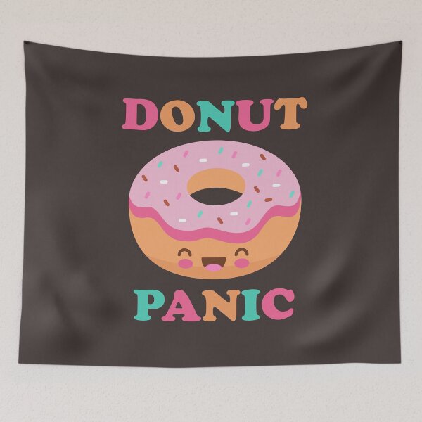 Item preview, Donut Panic Funny Donuts Cute Kawaii Doughnut Retro Japanese designed and sold by gkao.