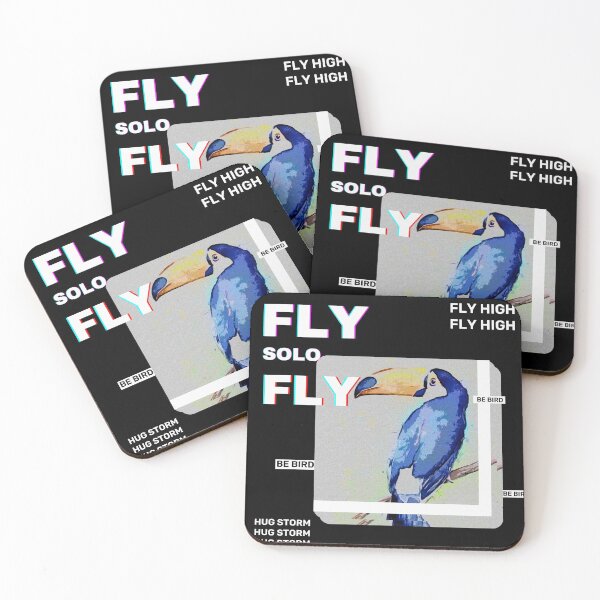 Item preview, Toucan Bird Motivational  - Fly Solo designed and sold by Chayan.